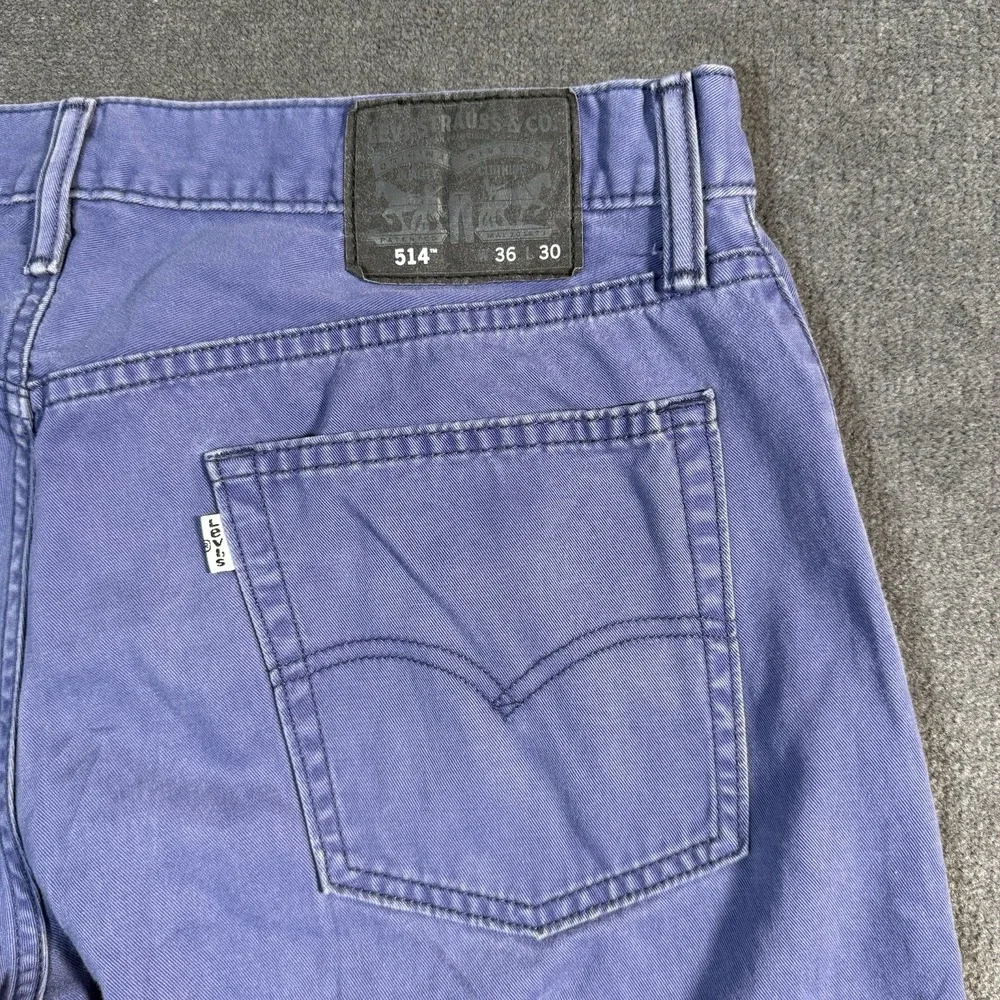 Levi's 541 Jeans Men's Size 36x30 Athletic Fit Purple Medium Wash Denim